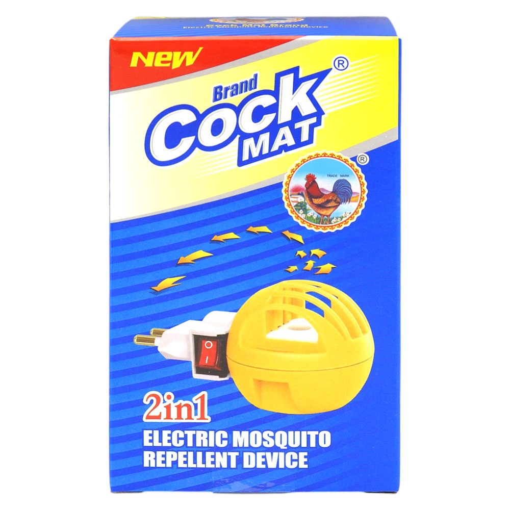 Cock Aparat Electric Antitantari, Dispozitiv Anti-Insecte cu Rezerva Lichida, Protectie Eficienta, Alb/Albastru, 1 Bucata