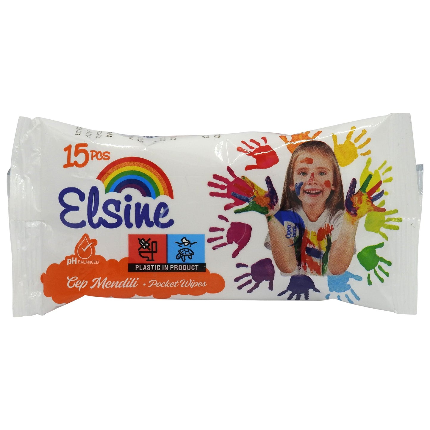 Elsine Șervețele Umede pentru Buzunar, Igienă Zilnică și Curățare Delicată, Textură Moale, Pachet 15 Bucăți