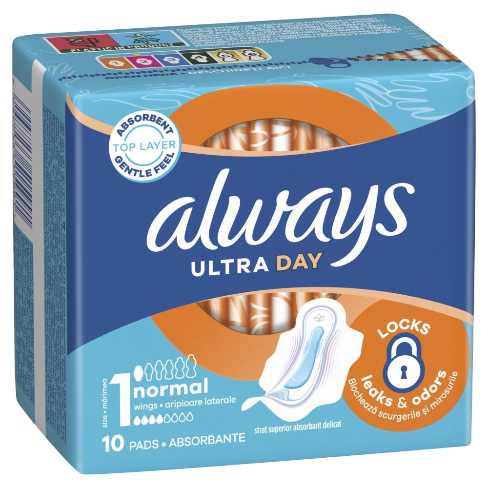 Always Absorbante, Ultra Normal Plus, 10 Buc