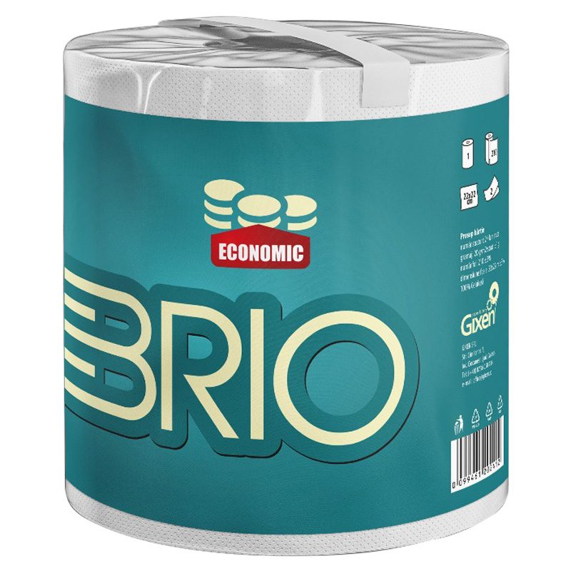 Brio Prosop Bucatarie Super Absorbant, Hartie 2 Straturi, 400 g
