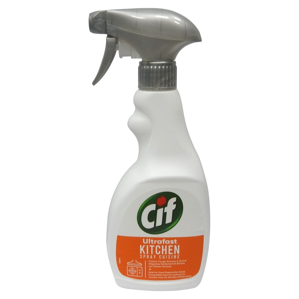 Cif Bucatarie Ultra Fast, Spray Degresant pentru Suprafete, Formula Actionare Rapida, 500 ml