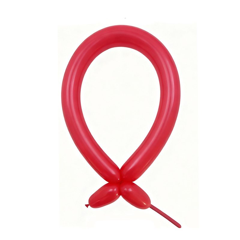 Baloane de Modelaj Profesionale, Set Creativ pentru Figurine si Animale, Latex Premium Flexibil, 150 cm Extensibil, 50 Bucati, Rosu