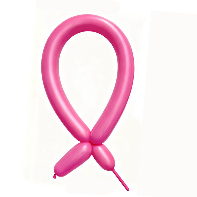 Baloane de Modelaj din Latex, Set 50 Bucati pentru Sculptura si Animatori, Extensibile pana la 150 cm, 1.8 g, Fucsia
