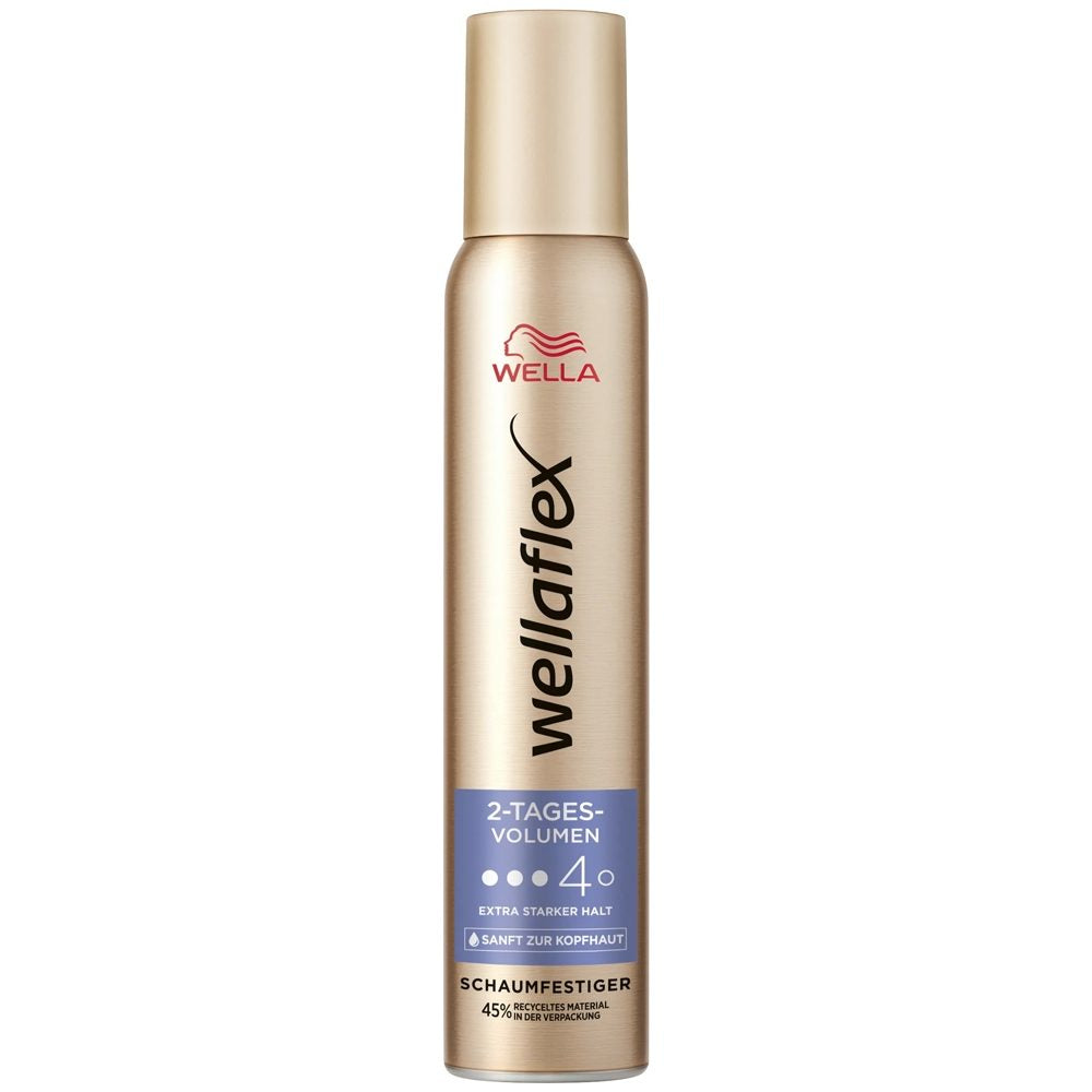 Wellaflex Spuma Modelatoare pentru Volum si Reparare, Fixare Puternica Nr. 4, Protectie Termica, 200 ml