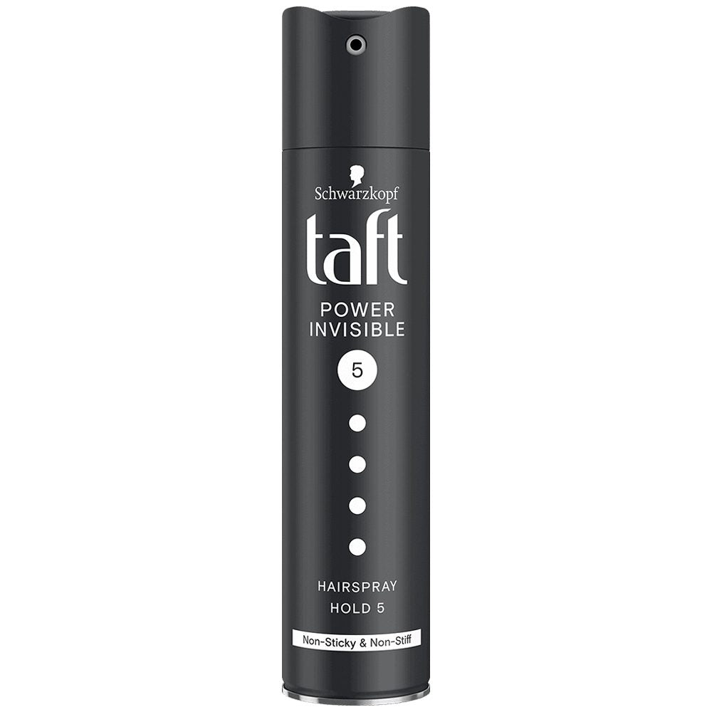 Fixativ Taft Invisible Power, Fixare Puternică și Invizibilă, Spray pentru Coafare, 250 ml