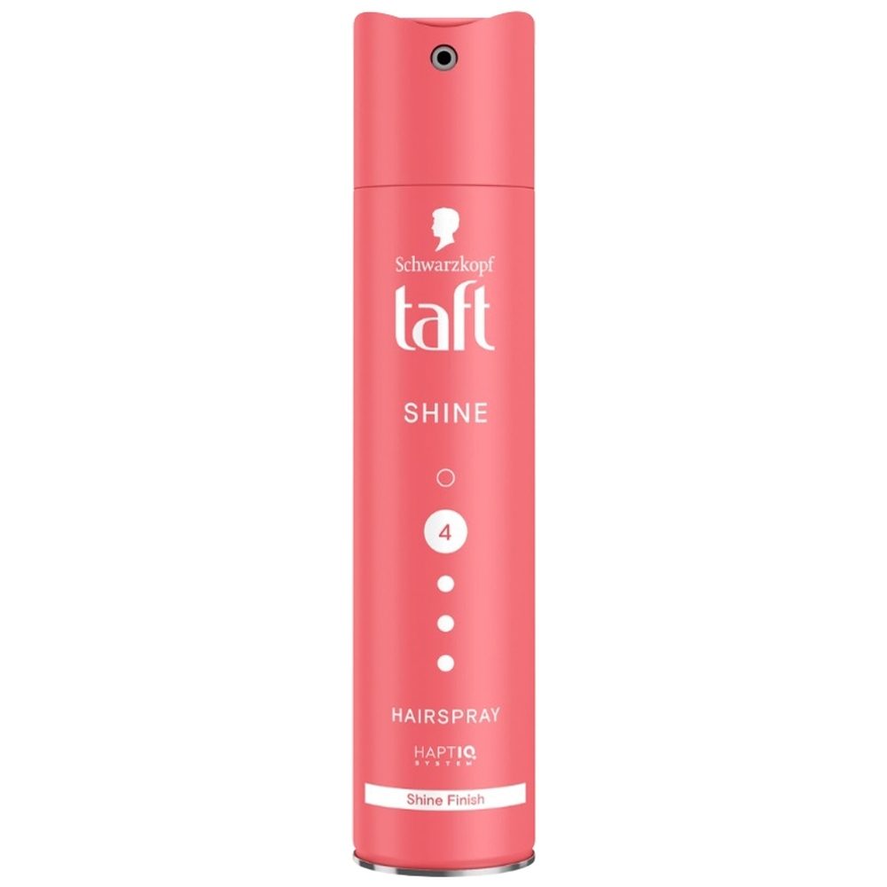 Fixativ de Păr Taft Shine, Fixare Puternică și Strălucire Intensă, Formulă Protectoare, 250 ml