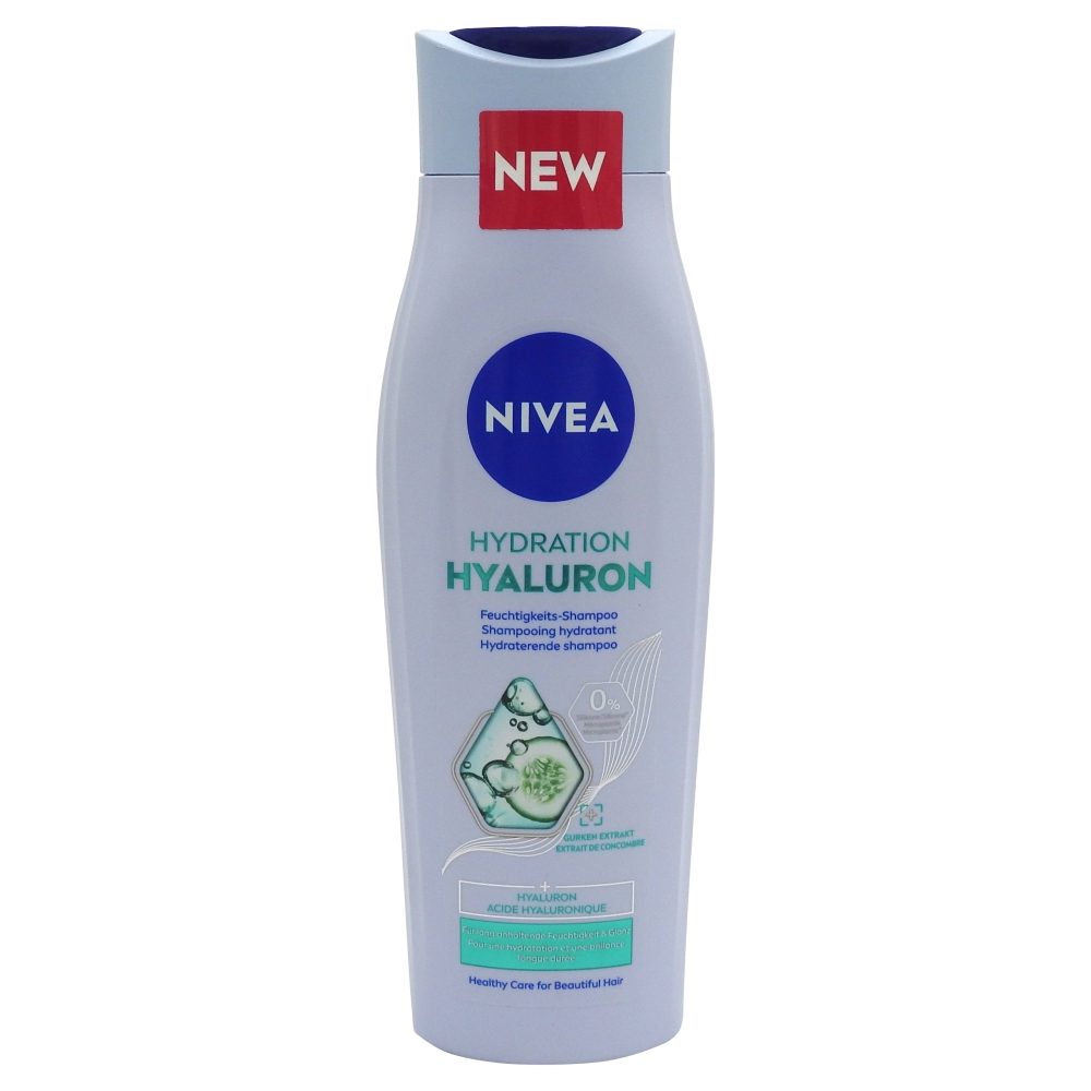 Sampon Nivea Hydra Hyaluron Pentru Hidratare Intensa, Extract De Acid Hialuronic, Textura Usoara, 250 ml