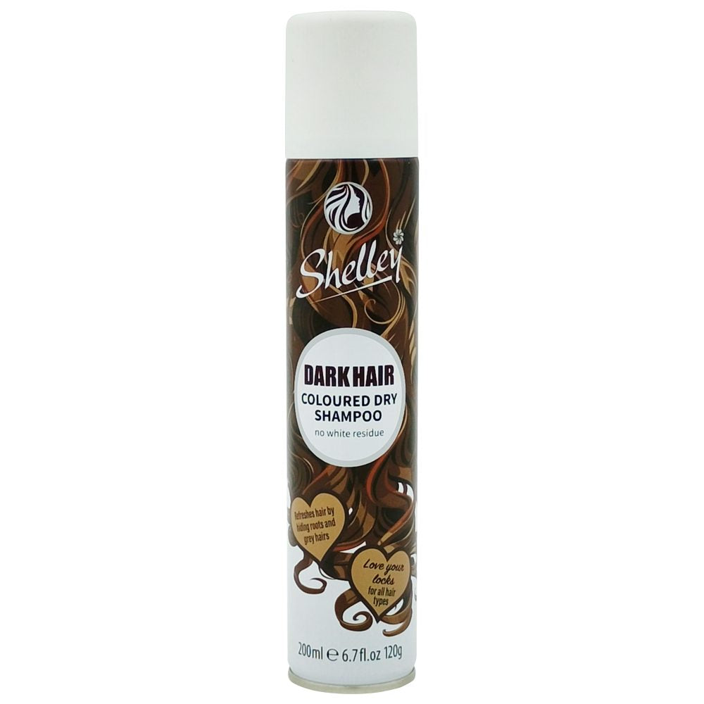 Sampon Uscat Shelley Dark Hair, Formula pentru Par Inchis la Culoare, Spray Revitalizant, 200 ml