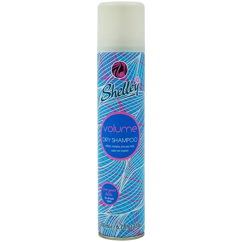 Shelley Sampon Uscat pentru Volum si Prospetime Instantanee, Formula Revitalizanta, Toate Tipurile de Par, 200 ml