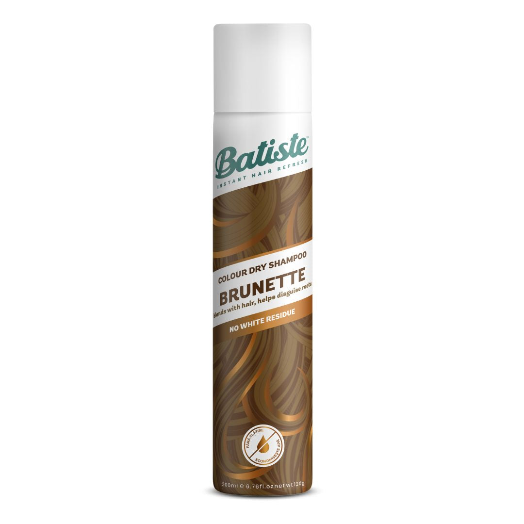 Batiste Șampon Uscat Brunette, Curățare Instantanee și Volum pentru Păr Castaniu sau Brunet, Spray, 200 ml
