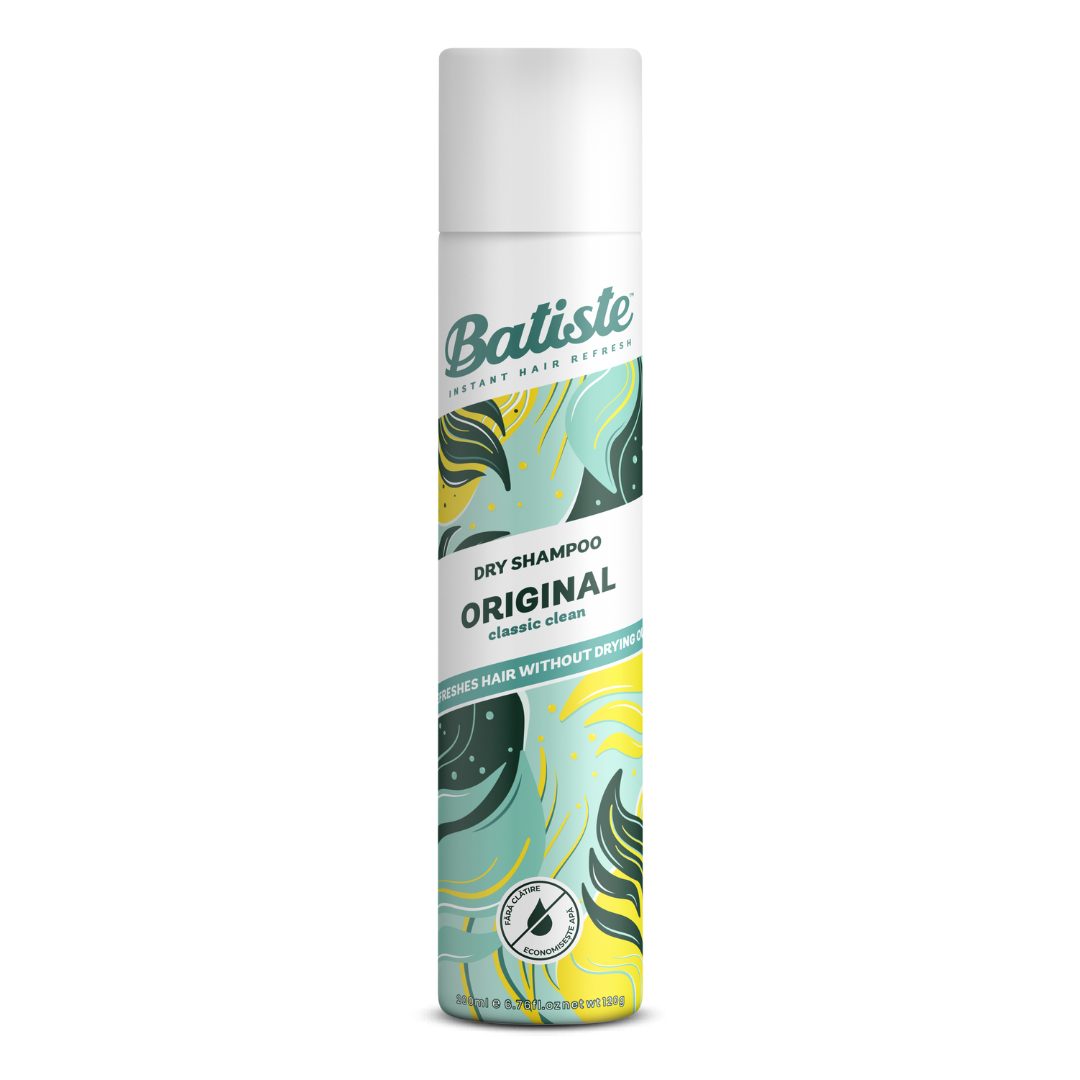 Batiste Șampon Uscat Original, Revigorare Instantanee și Volum, Formulă Absorbție Sebum, Spray, 200 ml