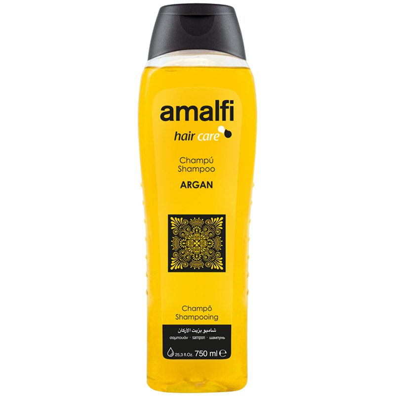 Șampon Amalfi Argan pentru Păr Degradat și Lipsit de Strălucire, Formulă Hidratantă, 750 ml