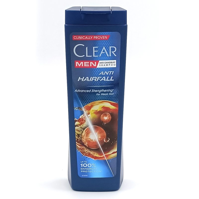 Șampon Clear Men Anti Hairfall Împotriva Căderii Părului, Tehnologie Triple Anti-Dandruff, Extract de Cafea, 360 ml