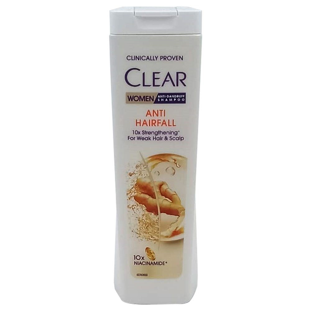 Clear Șampon Antimătreață Women Anti Hairfall, Tehnologie Triple Anti-Dandruff, Întărire Rădăcină, Rezistență Cădere Păr, 225 ml