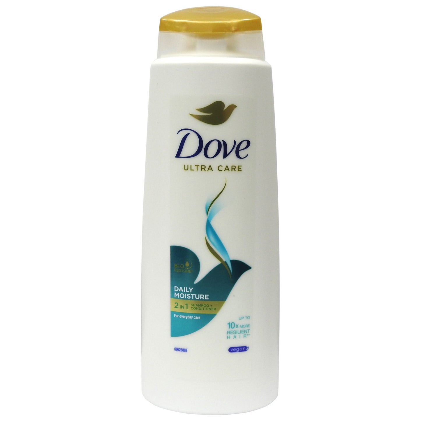 Dove Șampon Și Balsam 2în1 Daily Moisture, Hidratare Zilnică Pentru Păr Uscat, 400 ml