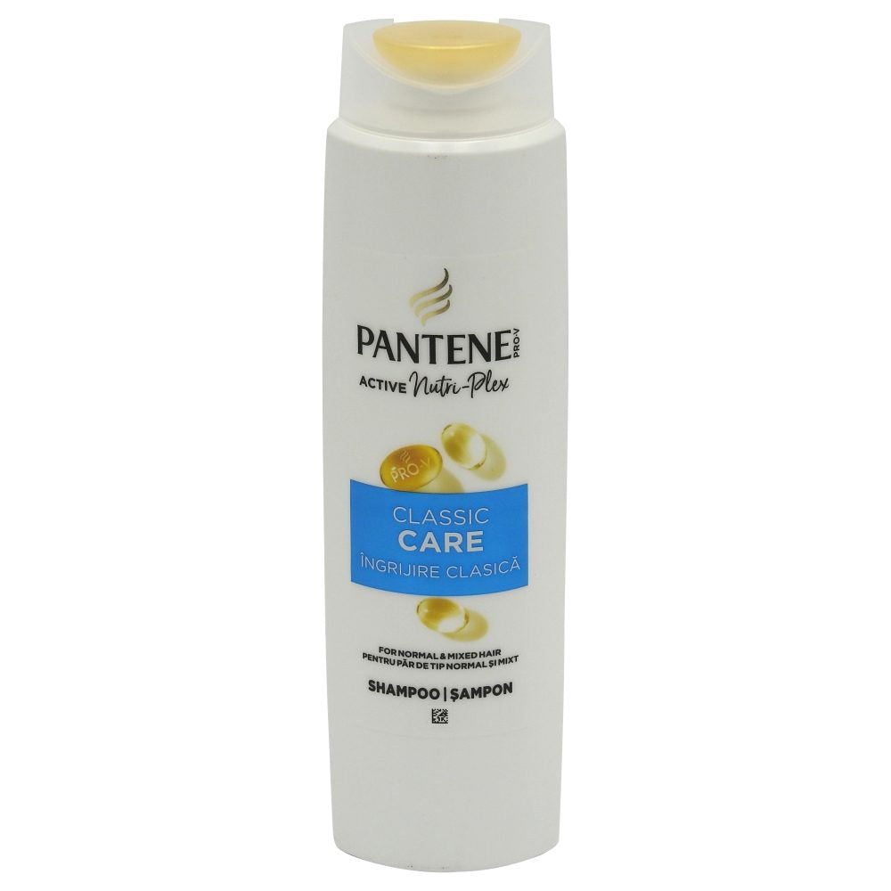 Pantene Sampon Classic Care, Curatare Delicata si Hidratare Zilnica, Toate Tipurile de Par, 325 ml