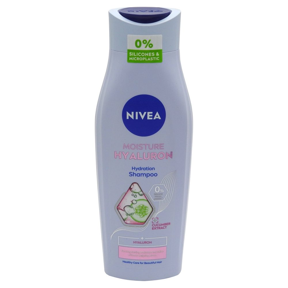 Sampon Nivea Moisture Hyaluron, Hidratare Intensiva cu Acid Hialuronic, Textura Usoara, 400 ml