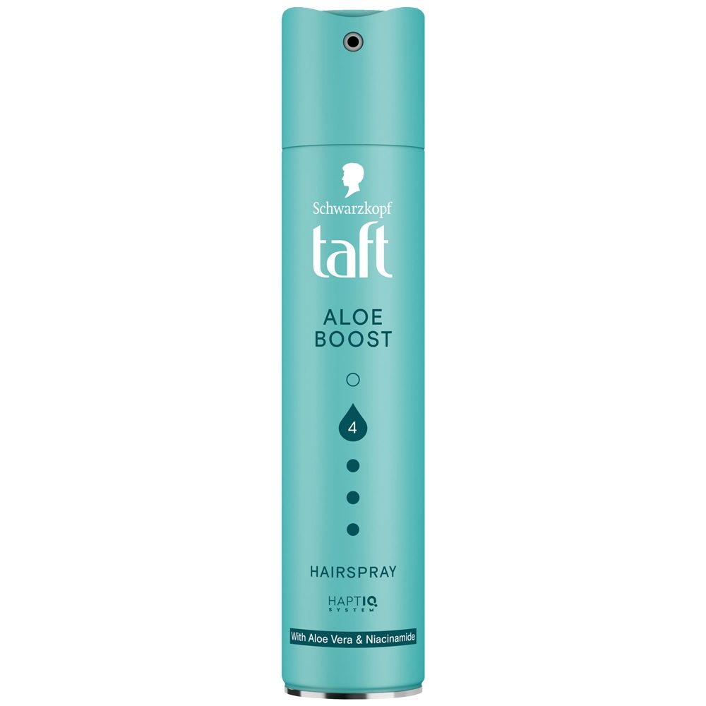 Taft Fixativ Pentru Par Aloe Boost, Formula Hidratanta cu Extract de Aloe Vera, Fixare Puternica, 250 ml