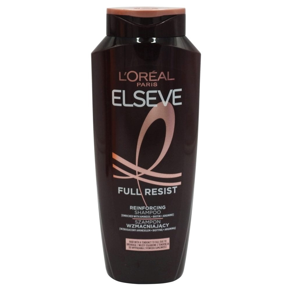 L'Oréal Paris Elseve Arginine Resist X3, Șampon Fortifiant Pentru Păr Fragil Cu Tendință De Cădere, Formulă Cu Arginină Și Biotină, 400 ml