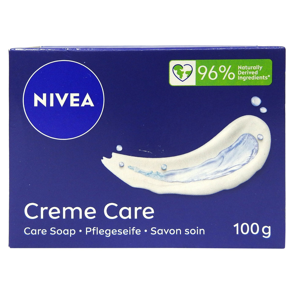 Nivea, Sapun Solid Creme Care, Formula Hidratanta cu Ingrediente din Crema Nivea, 6 Bucati x 100 g