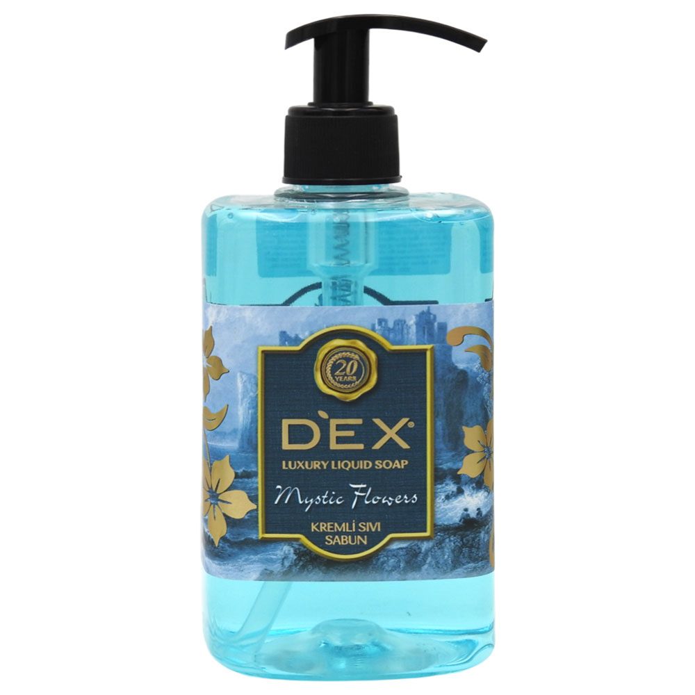 Săpun Lichid Dex Mystic Flowers, Formulă Hidratantă, Parfum Floral, Rezervă cu Pompă, 500 ml