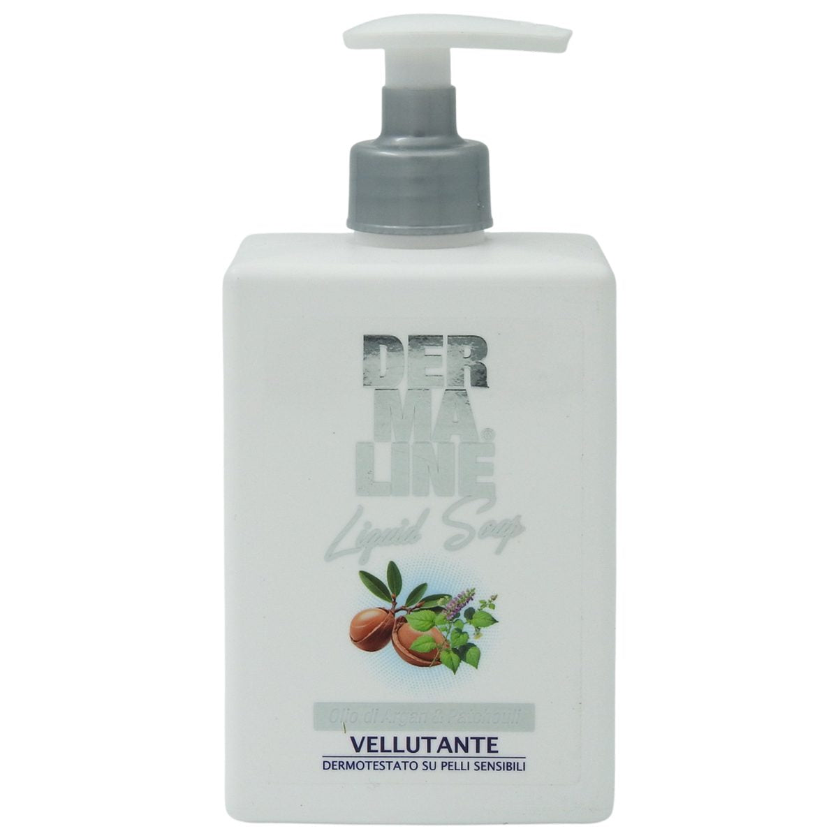 Dermaline Sapun Lichid Cu Ulei De Argan Si Patchouli, Hidratant Si Catifelat, Pompa Dozatoare, 500 ml
