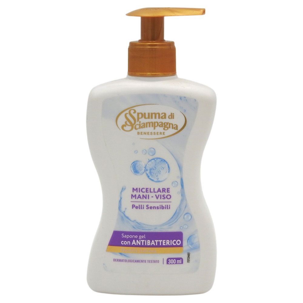 Di Sciampagna Sapun Lichid Micelar, Formula Hidratanta cu Actiune Delicata, Flacon cu Pompa, 300 ml