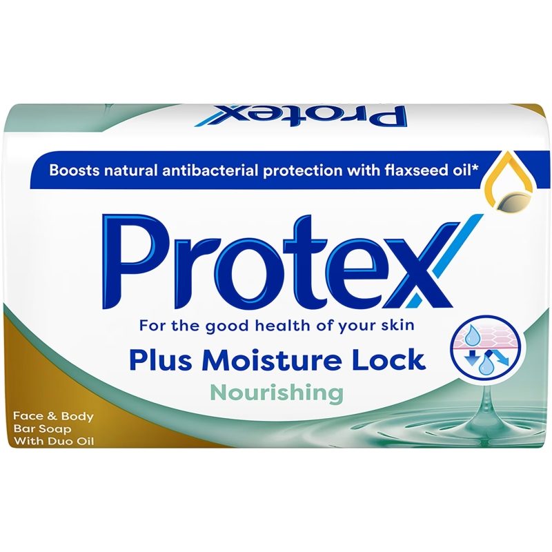 Sapun Solid Protex Nourishing, Formula Hidratanta cu Extracte Nutritive, Pachet Economic 6 Bucati x 90 g