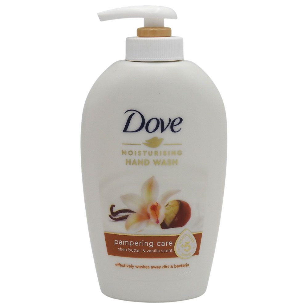 Dove Săpun Lichid Cremă cu Unt de Shea și Vanilie, Hidratare Profundă, Pompiță Dozatoare, 250 ml