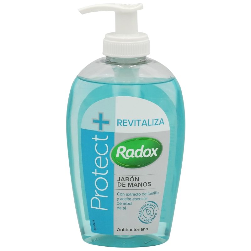 Săpun Lichid Antibacterian Radox, Protecție și Îngrijire pentru Mâini, Recipient cu Pompă, 250 ml