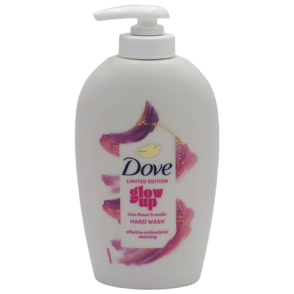 Dove Sapun Lichid Glow Up, Formula Hidratanta cu Minerale Reflectorizante, Rezerva cu Pompa, 250 ml