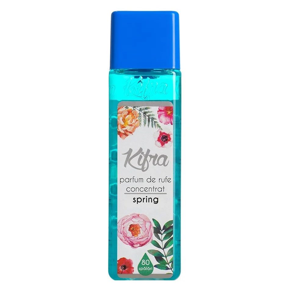 Parfum de Rufe Kifra Spring, Aroma Florala Delicata si Prospetime de Durata, Formula Concentrata, 200 ml, 80 Spalari
