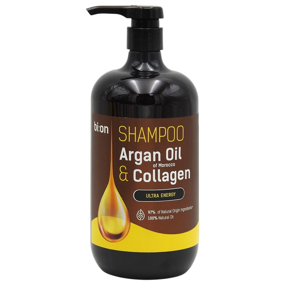 Bio Naturell Sampon Pentru Par Cu Ulei De Argan Si Colagen, Formula Regeneratoare Si Hidratanta, Ingrediente Naturale, 946 ml