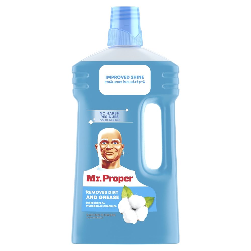 Mr. Proper Detergent Lichid Universal Pentru Pardoseli, Igienizare Și Prospețime Îndelungată, Parfum Ocean, 1 L