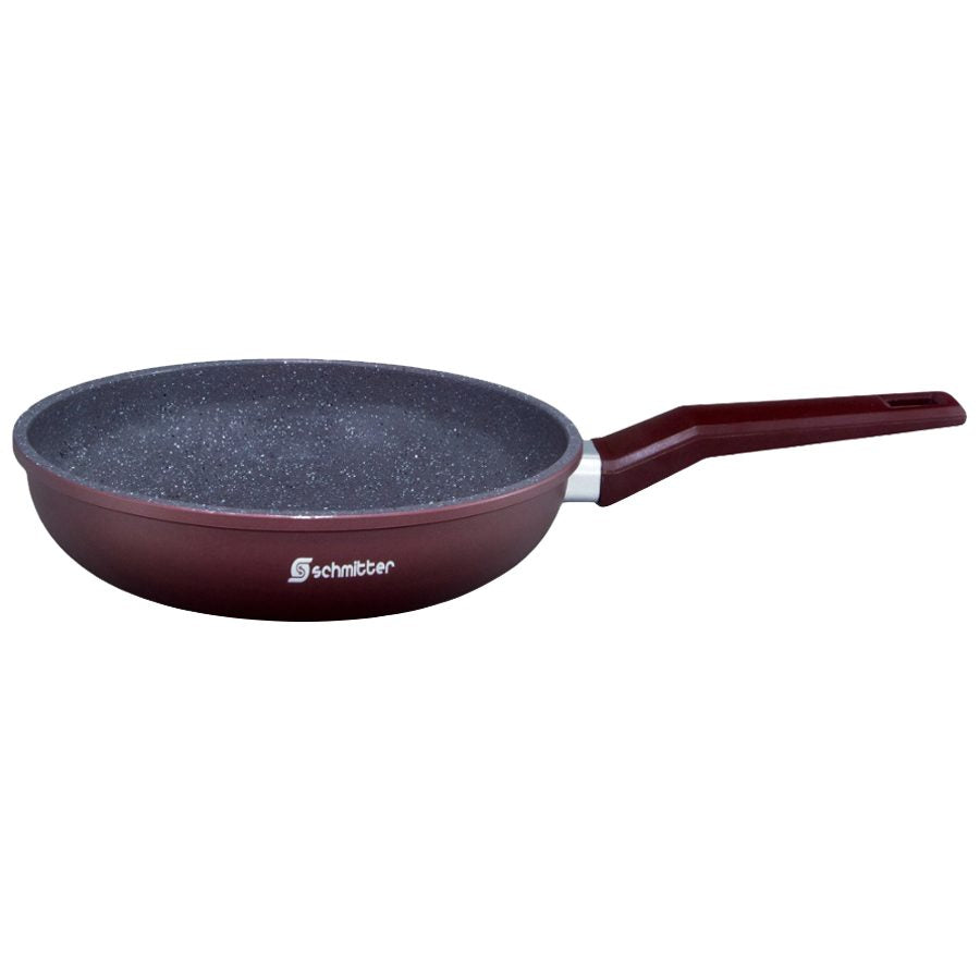 Tigaie Schmitter, Interior Ceramic Antiaderent, Maner Ergonomic, Aluminiu, 26 cm, Gri/Alb, 345.26 C