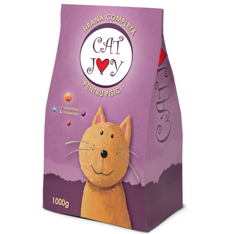 Cat Joy, Hrana Uscata pentru Pisici Adulte, Reteta Echilibrata cu Pasare, Nutritie Completa, Toate Rasele, 1 kg
