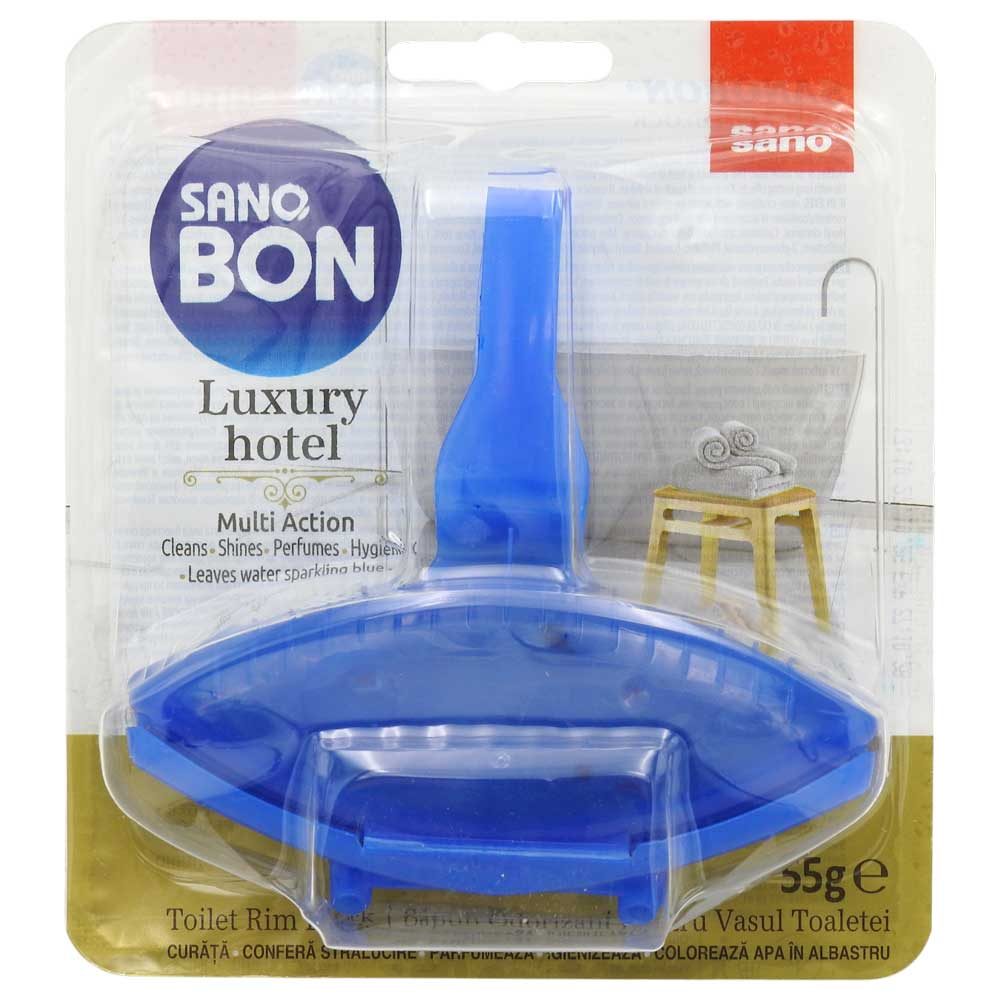 Sano Luxury Hotel, Odorizant Pentru Vasul de Toaleta, Efect de Curatare si Parfumare Intensa, Format Solid, 55 g