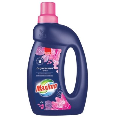 Sano Inspiration Soft Silk, Balsam pentru Rufe, Catifelare Intensă și Parfum de Durată, 2 L