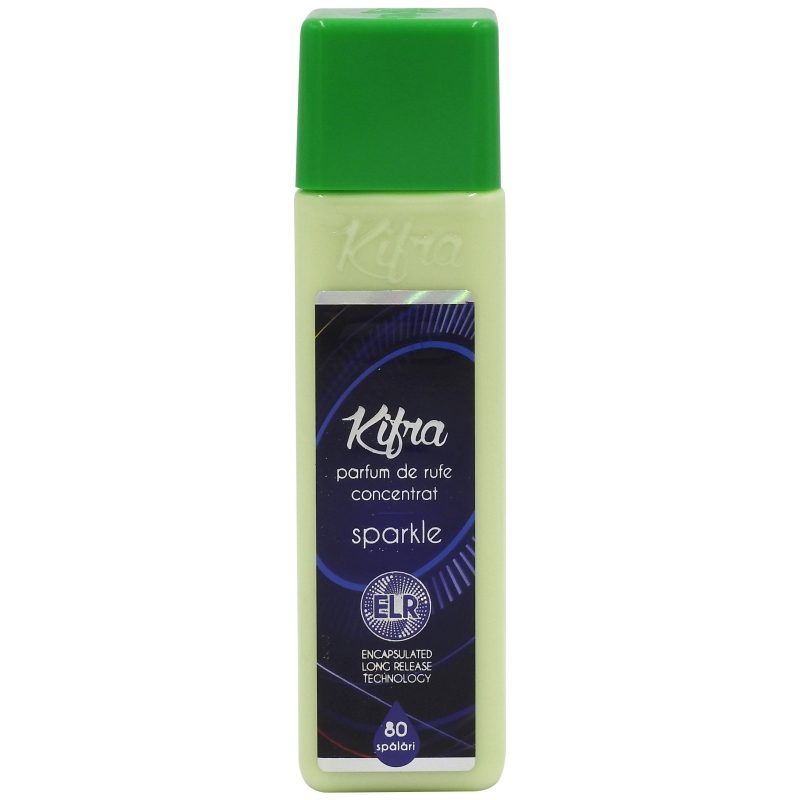 Kifra Parfum de Rufe Concentrat, Aroma Sparkle, Miros Persistent, Formula Lichida, 200 ml, 80 Spalari