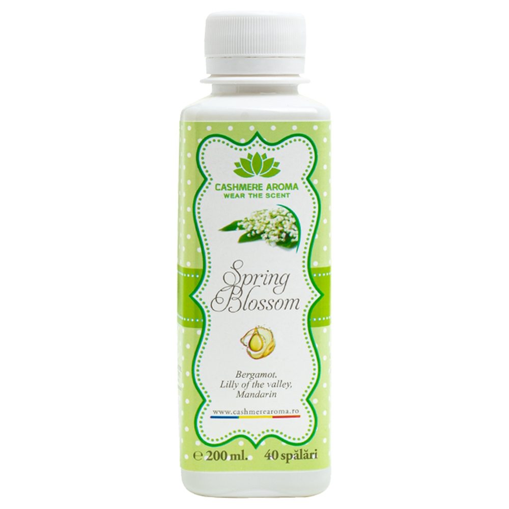 Cashmere Aroma Parfum pentru Rufe, Aroma Florala Spring Blossom, Formula Concentrata Rezistenta, 200 ml, 40 Spalari