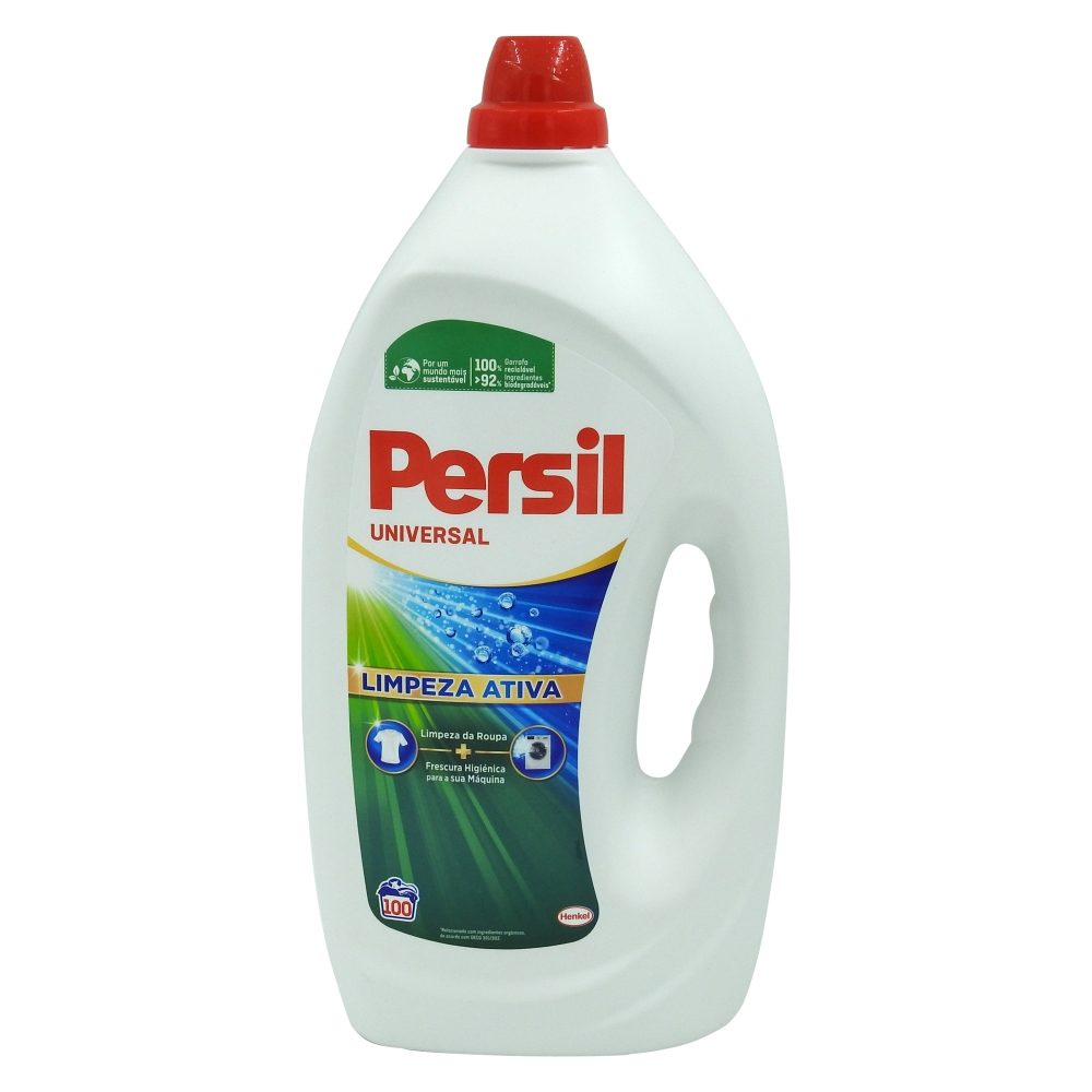 Persil Detergent Lichid Universal, Formula pentru Eliminarea Mirosurilor Neplacute, Tehnologie Deep Clean, 100 Spalari, 4.5 L