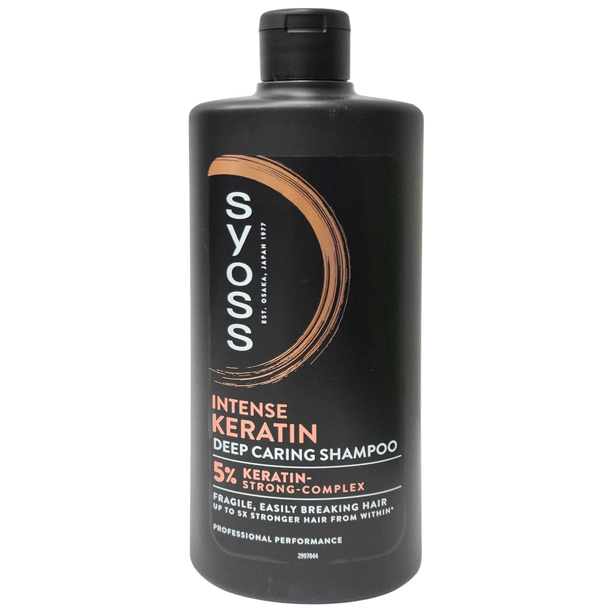 Syoss Sampon Keratin Blue Lotus, Netezire si Stralucire pentru Par Cret, Formula Vegana cu Extract de Lotus, 440 ml