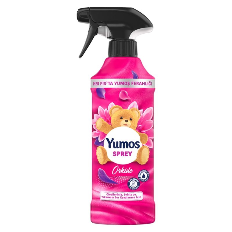 Yumos Spray Pentru Haine, Balsam Odorizant Textile, Formula Eliberare Treptata a Parfumului, Aroma Orhidee, 450 ml