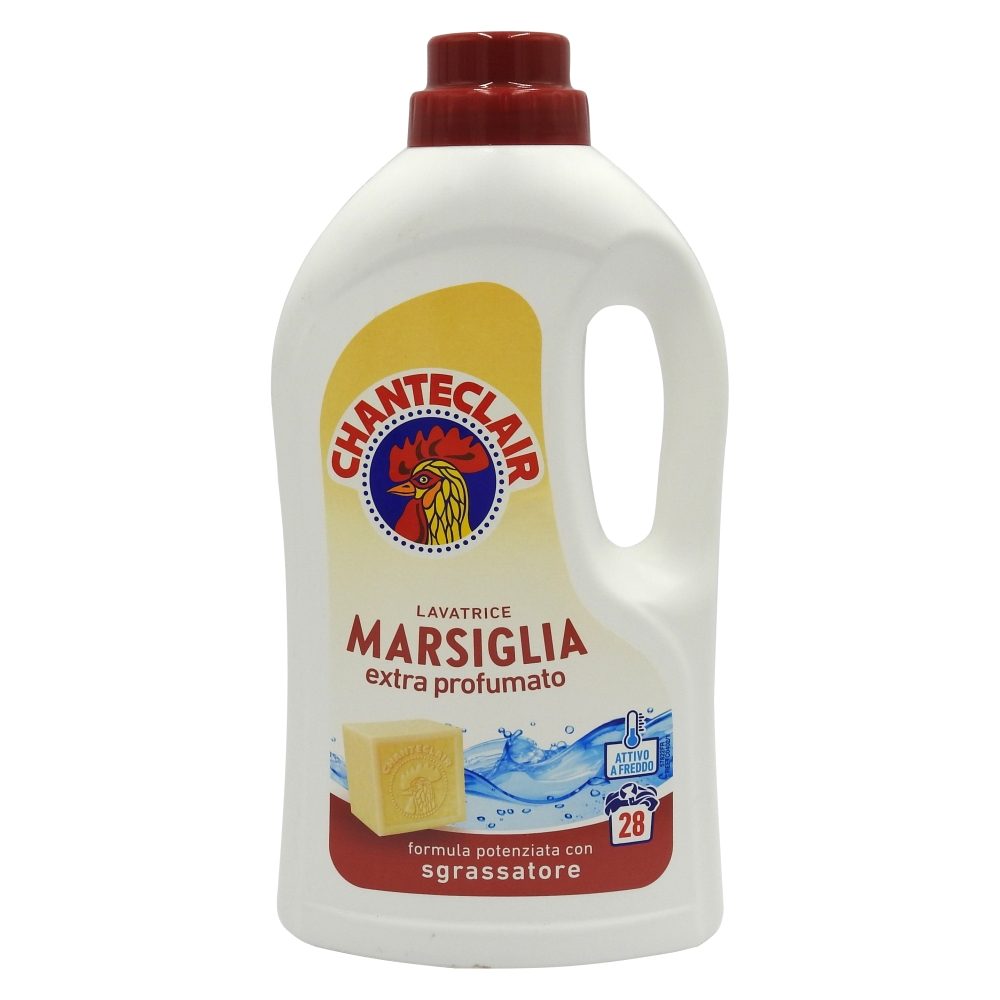 Detergent Lichid pentru Rufe Chante Clair Marsiglia, Formula Degresanta Universala, Parfum Sapun de Marsilia, 1.26 L, 28 Spalari