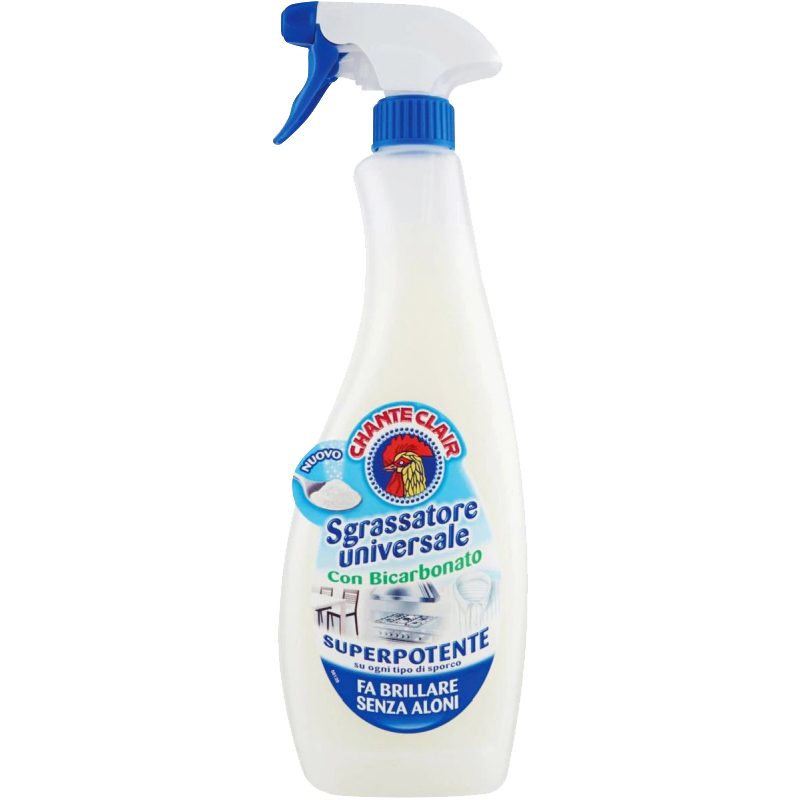 Chante Clair Degresant Universal cu Bicarbonat, Spray pentru Curatare Grasimi, Formula Lichida, 600 ml