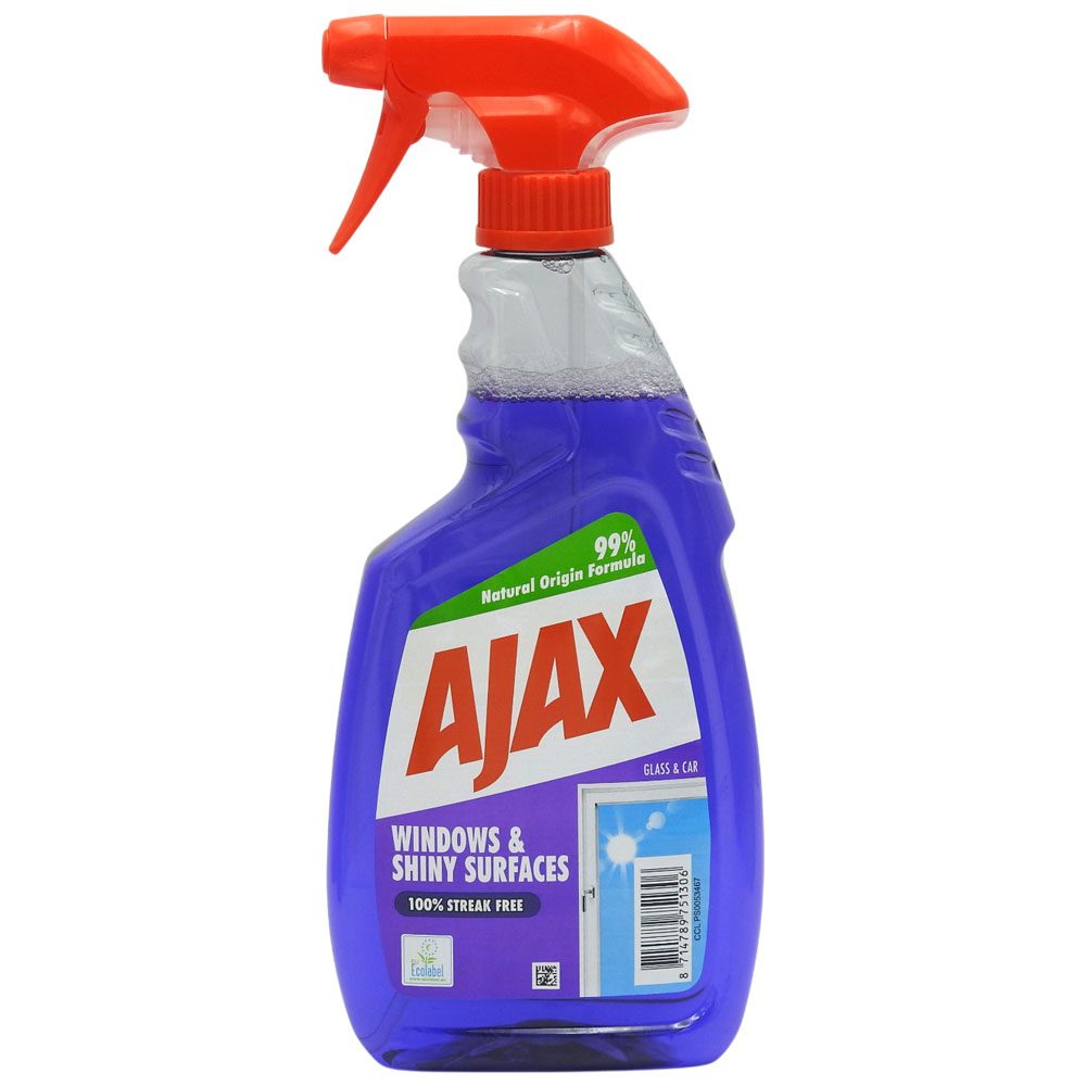Ajax Solutie Pentru Curatarea Geamurilor si Oglinzilor, Formula Shiny Surfaces, Pulverizator, 500 ml