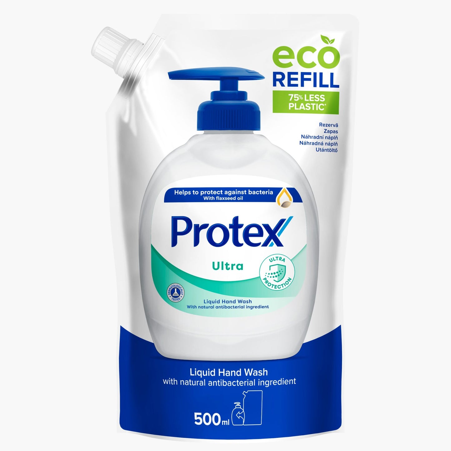 Săpun Lichid Protex Ultra, Rezervă Pentru Dozator, Protecție Antibacteriană, 500 ml