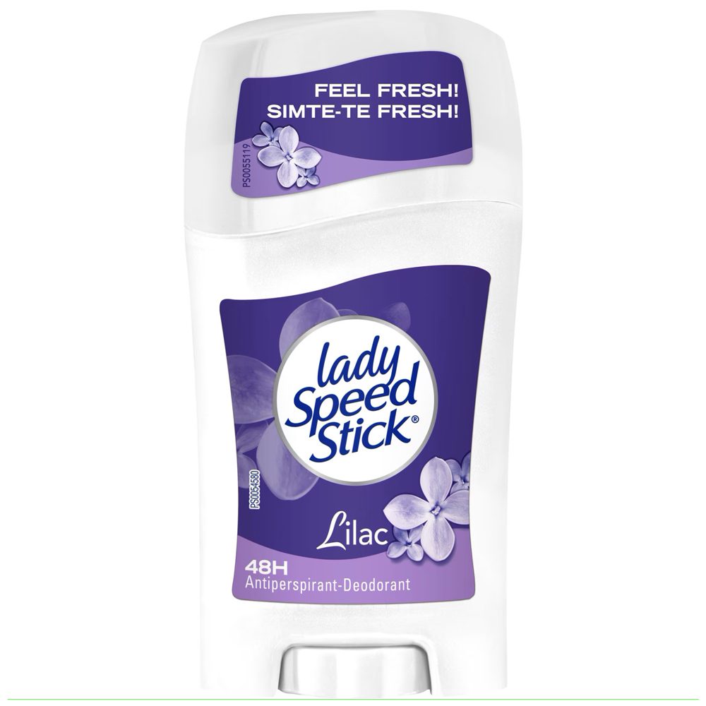 Lady Speed Stick Antiperspirant Stick, Protectie 48 de Ore impotriva Transpiratiei, Parfum de Liliac, 40 g