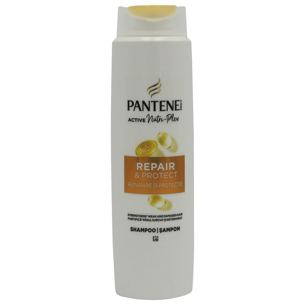 Pantene Pro-V Repair & Protect, Șampon Reparator pentru Păr Uscat și Deteriorat, Formulă Fără Silicon, 325 ml