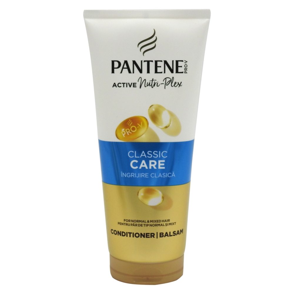 Pantene Balsam pentru Par Classic Care, Formula Hidratanta pentru Toate Tipurile de Par, Efect Netezire si Stralucire, 200 ml